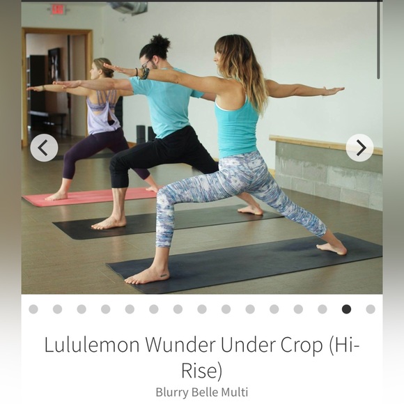 Lululemon High Rise Wunder Under Crops - Picture 6 of 6